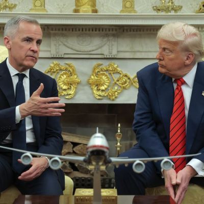 Trump escalates Carney feud after Davos dust-up