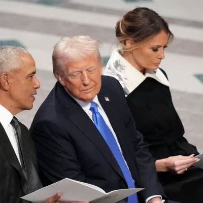 Trump sparks outrage by sharing racist video of the Obamas  | News.az