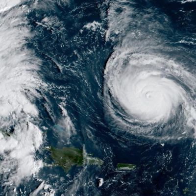 Imelda and Humberto deliver double threat, with dangerous surf and flooding for US