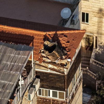 Jerusalem's Old City sustains some damage after being largely spared in years of fighting.