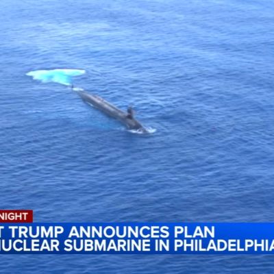 Trump announces plan to build nuclear-powered submarine in Philadelphia