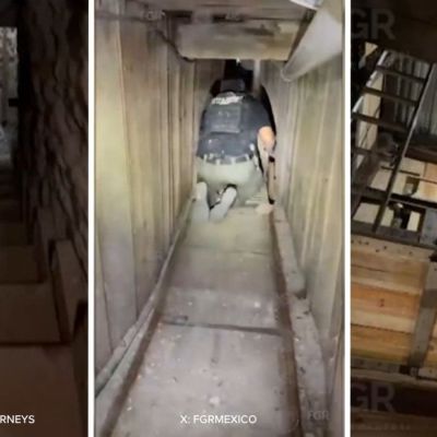 Mexican authorities uncover cross-border tunnel in Tijuana likely used for drug, weapons trafficking