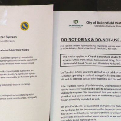 Bakersfield businesses resume water use, but some still face oil contamination issues