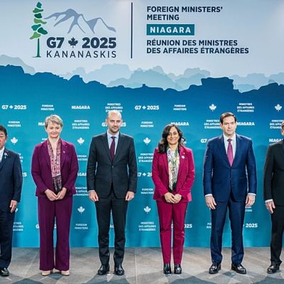 G7 foreign ministers meet in Canada for talks on trade, Ukraine, and Trump’s ceasefire plan in Gaza – Yahoo News Canada