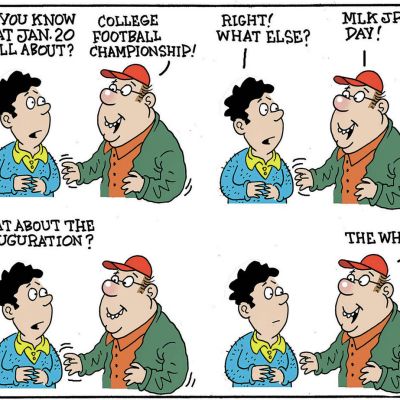 CARTOONS: What Americans think about on Inauguration Day?