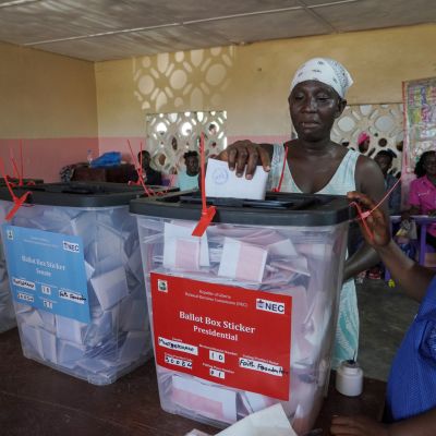 Liberia’s Weah and rival Boakai meet again in presidential run-off