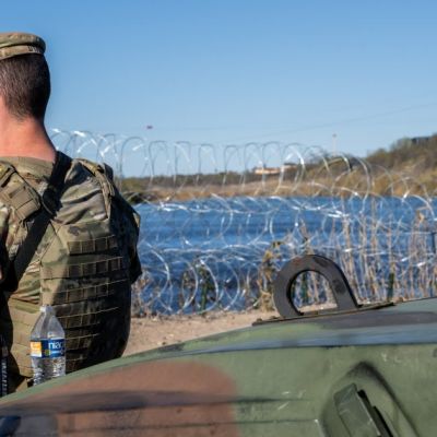 Texas National Guard Firing Pepper Spray Projectiles at Migrants