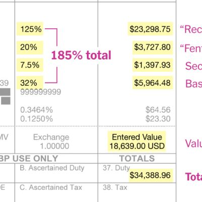 How Trump China Tariffs Hit One Shipment of T-Shirts