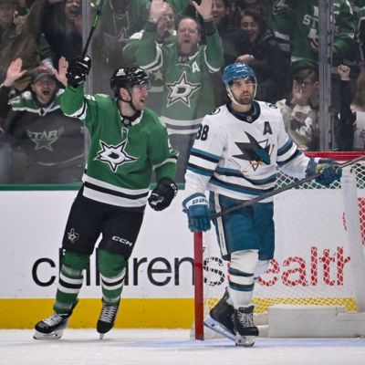NHL roundup: Stars stomp Sharks, extend point streak to 9 games