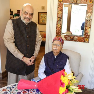 Played leading role in Ram Janmabhoomi movement: HM Shah extends birthday greetings to LK Advani