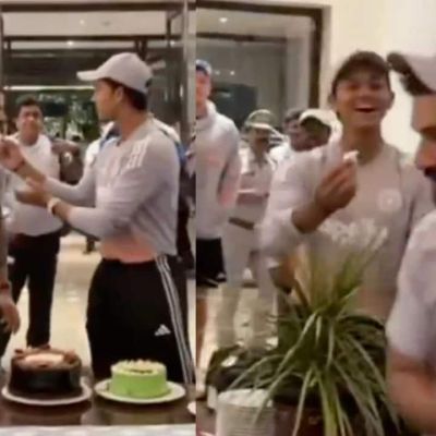 ‘Mota ho jaaunga’: Virat Kohli, Yashasvi Jaiswal eat cake post ODI series win but Rohit Sharma refuses – WATCH