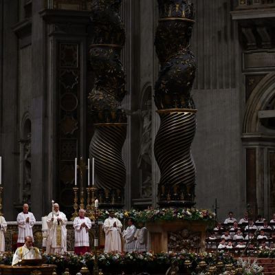 At Easter vigil, Pope Leo urges world not to feel numbed by conflicts raging across the world