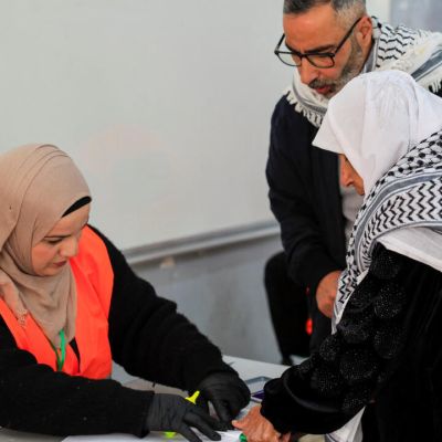Palestinians vote in local elections as polls open for the first time since Gaza war