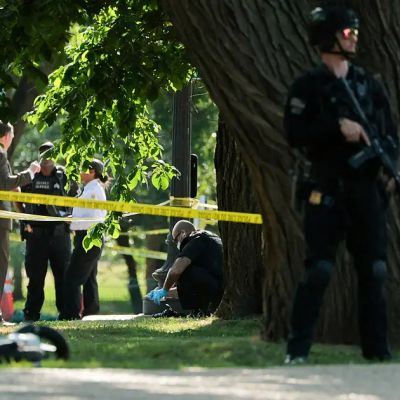 Armed man shot by US Secret Service as White House went on brief lockdown