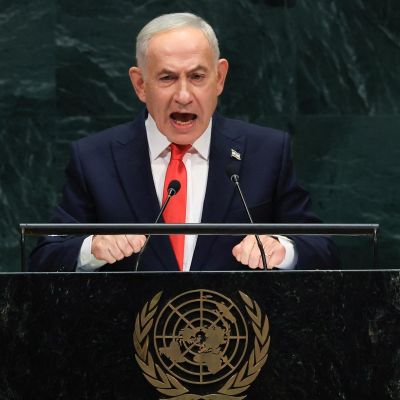 Israel's Netanyahu denounces enemies, allies in fiery UN speech - Americas - The Jakarta Post