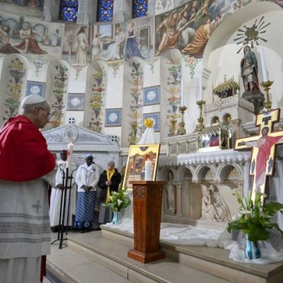 Pope Leo arrives in Algeria on first-ever papal visit to the country