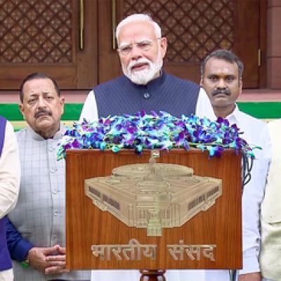 PM Modi hails Skyroot’s 28-year-old team, says ‘not talking about 56-year-old youth’