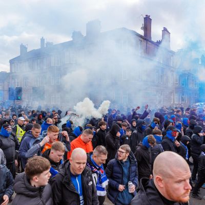 Swinney slams ‘utterly unacceptable’ Old Firm violence as calls for away fan ban grow