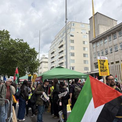 Thousands of people descend on London for two major protests