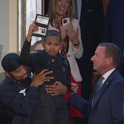 Houston-area child battling cancer becomes honorary Secret Service agent during President Trump’s address