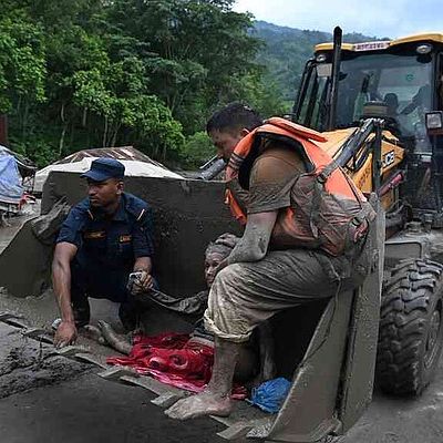 At least 100 dead as flash flood hits Nepal-China border
