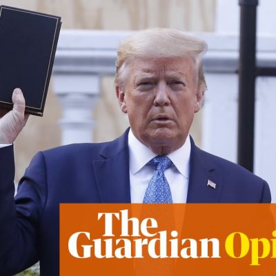 Trump selling Bibles may be desperation – but that shouldn’t cheer anyone up | Arwa Mahdawi