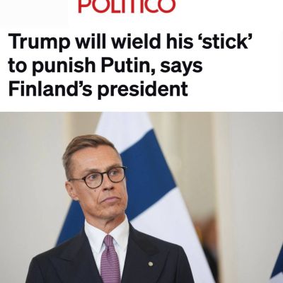 “Trump will use a stick to Putin”: The Finnish president said that Trump had switched from a “carrot policy to a big stick” towards Russia