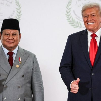‘Hot mic’ catches Indonesian president asking Trump for a meeting with son Eric