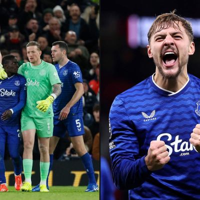 How Everton endured a ridiculous red card and a night of ‘suffering’ to make history