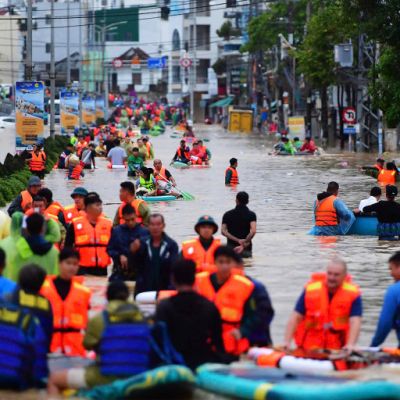 Death toll nears 100 in Southeast Asia as heavy rains cause floods and landslides