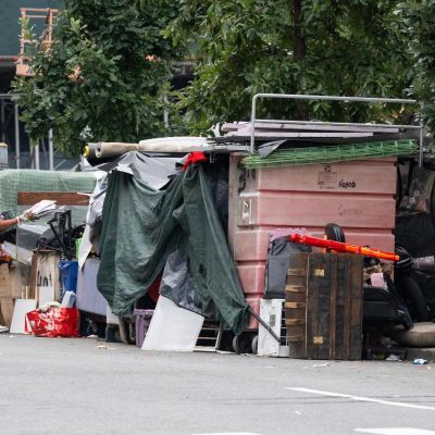 The sprawling homeless encampment on Manhattan’s West Side is a Mamdani campaign promise come to life