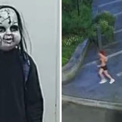 Man in creepy Chucky-style mask wanted by Philadelphia police is on the run