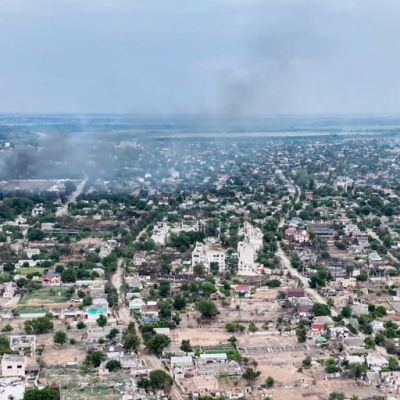 Ceasefire brokered by Melania Trump comes into effect in Russian-occupied town ‘on the brink of disaster’
