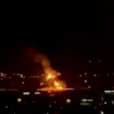 Dubai airport suspends operations after drone attack sparks fire