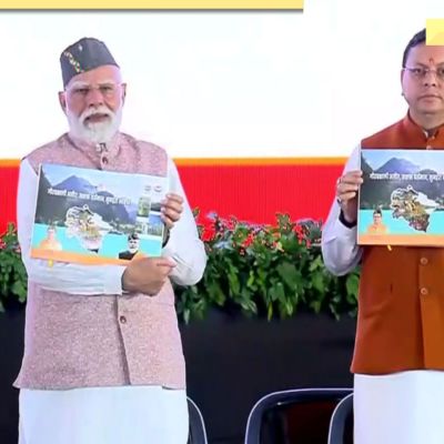 PM Modi unveils major development projects worth over Rs 8100 crore in Uttarakhand on 25th Foundation Day
