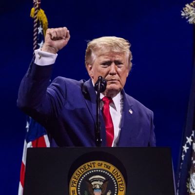 Trump hails US strength, warns against communism in Independence Day speech