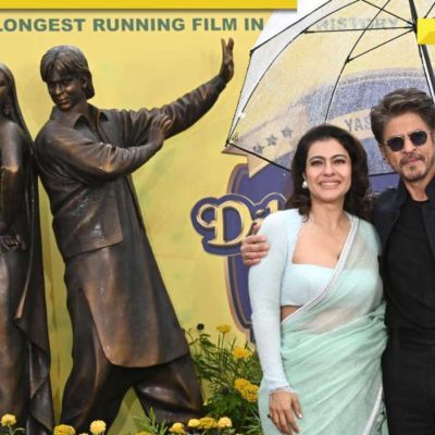 Shah Rukh Khan and Kajol thrilled as DDLJ becomes first Indian film to be honoured with a statue at London’s Leicester Square