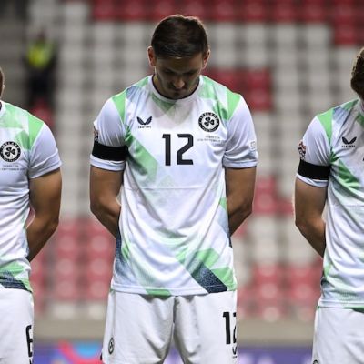 Ireland refuses handshake with Israel, wears black armband for game