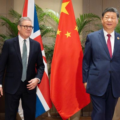 Starmer would be ‘pathetic’ not to raise Jimmy Lai case in China, says Lord Patten