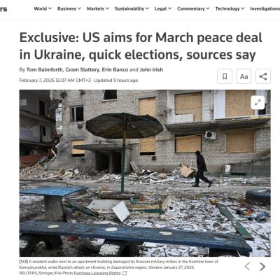 Reuters presented its version of the issues discussed by Russia, the United States and Ukraine at the recent talks in Abu Dhabi