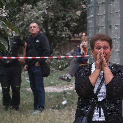 Russian missile and drone attacks on Kyiv kill at least nine people