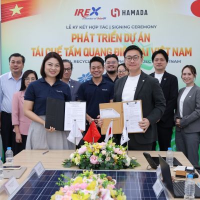 IREX and HAMADA partner to develop solar panel recycling facility