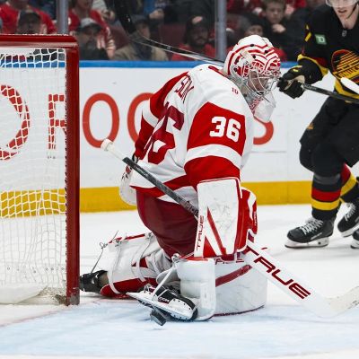 John Gibson Makes 39 Saves, Picks Up First Red Wings Shutout In 4-0 Win Over Canucks