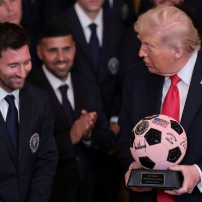 President Trump honors Messi at White House