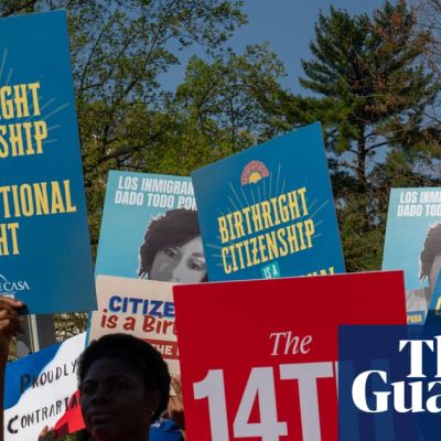 US supreme court upholds birthright citizenship in blow to Trump agenda