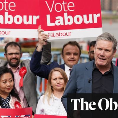 Labour has clear lead in more than 100 battleground seats, poll finds