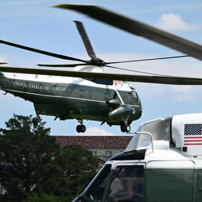 US authorities probe Trump’s Marine One helicopter for near-collision with passenger jet over