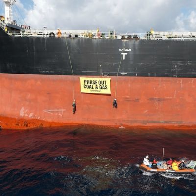 Protesters arrested for blocking world’s largest coal port
