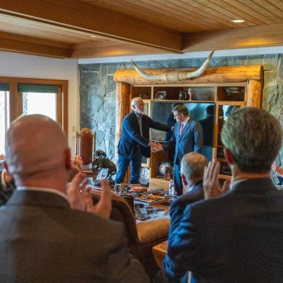 U.S. Speaker Mike Johnson stumps in Tri-Cities for ‘good conservatives’ at private event