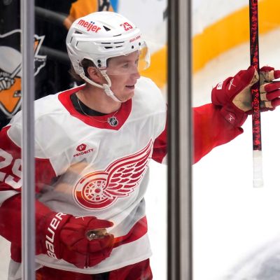 Nate Danielson, Ville Husso lead Red Wings past Penguins in preseason